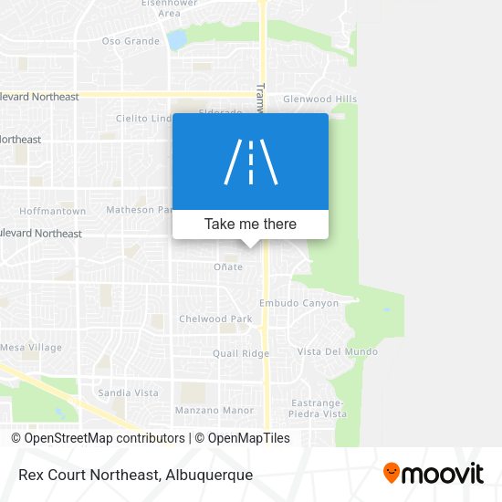 Mapa de Rex Court Northeast