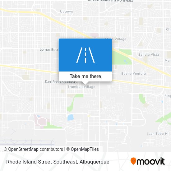 Rhode Island Street Southeast map