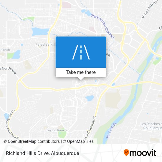 Mapa de Richland Hills Drive