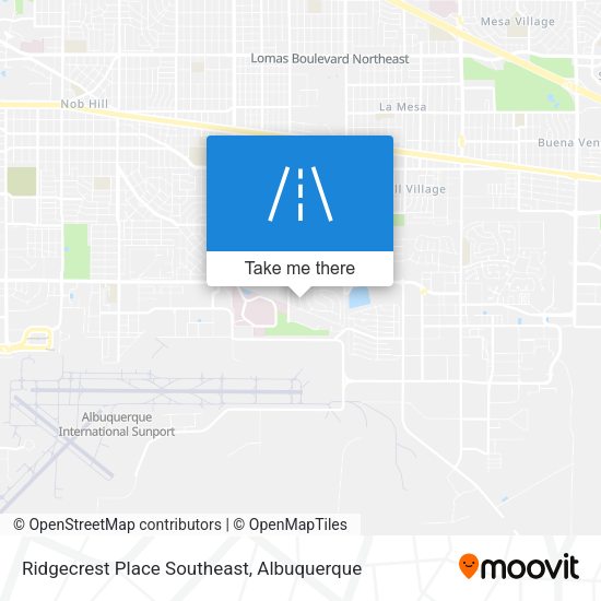 Ridgecrest Place Southeast map