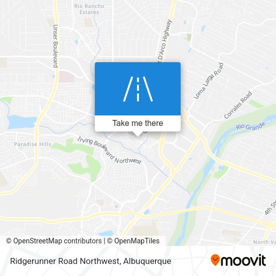 Mapa de Ridgerunner Road Northwest