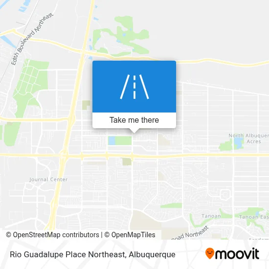 Rio Guadalupe Place Northeast map