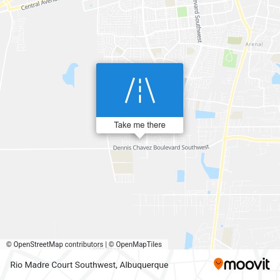 Mapa de Rio Madre Court Southwest
