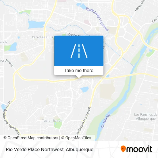 Rio Verde Place Northwest map