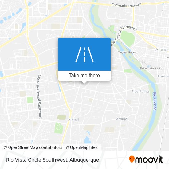Mapa de Rio Vista Circle Southwest