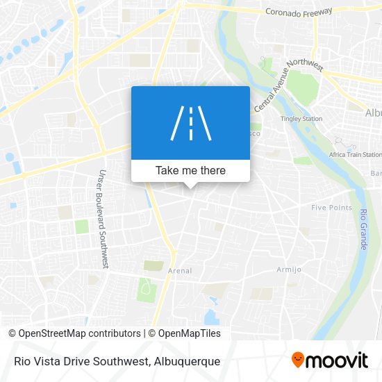 Mapa de Rio Vista Drive Southwest