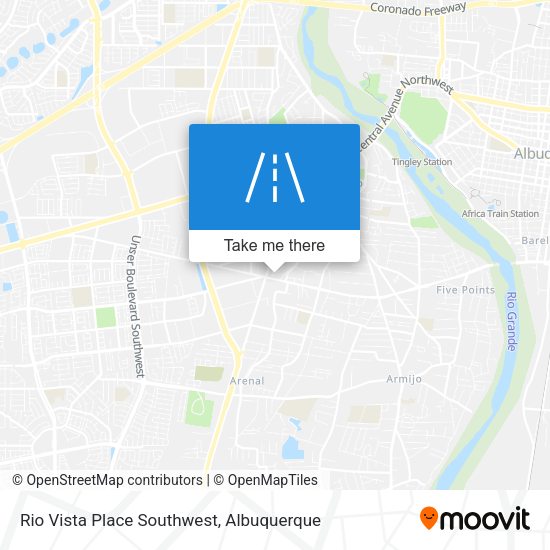 Mapa de Rio Vista Place Southwest