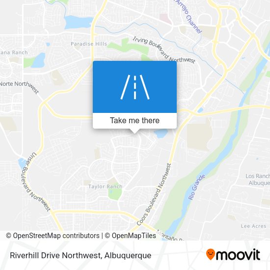 Riverhill Drive Northwest map