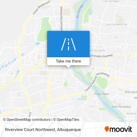 Mapa de Riverview Court Northwest