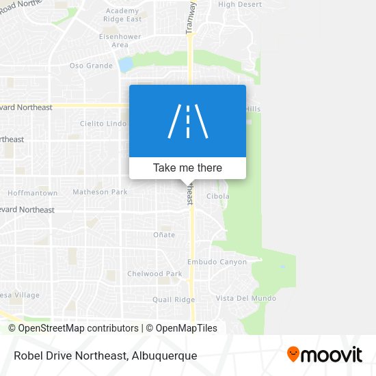 Robel Drive Northeast map