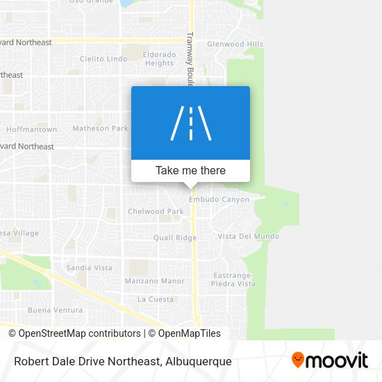 Robert Dale Drive Northeast map
