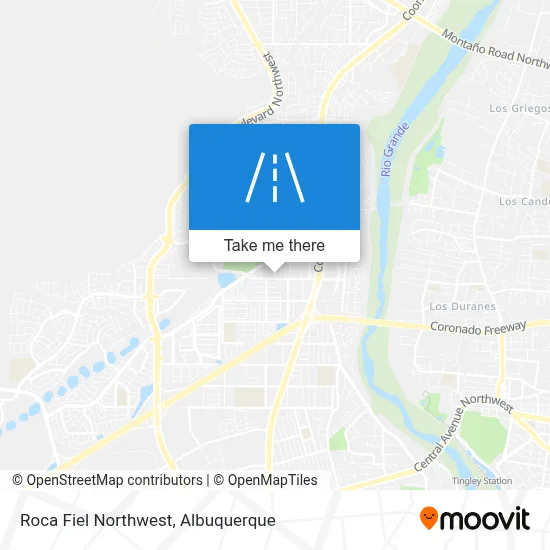 Roca Fiel Northwest map