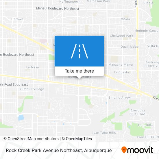 Rock Creek Park Avenue Northeast map