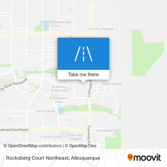 Rocksberg Court Northeast map
