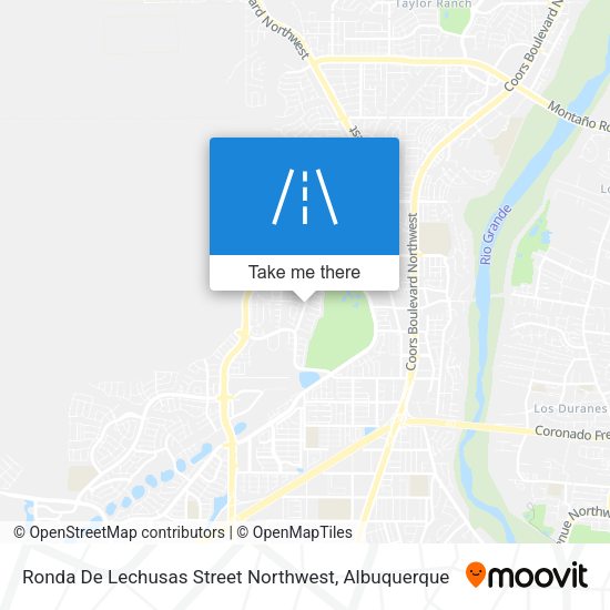Mapa de Ronda De Lechusas Street Northwest