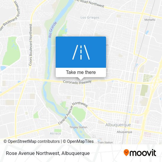 Mapa de Rose Avenue Northwest
