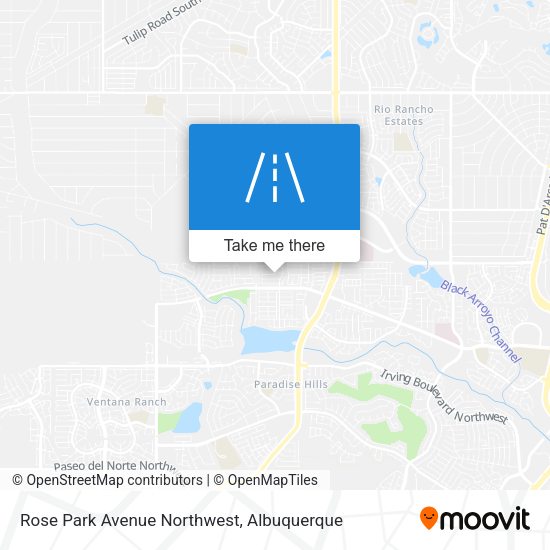 Rose Park Avenue Northwest map