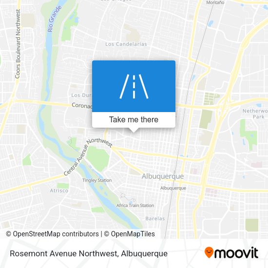 Mapa de Rosemont Avenue Northwest