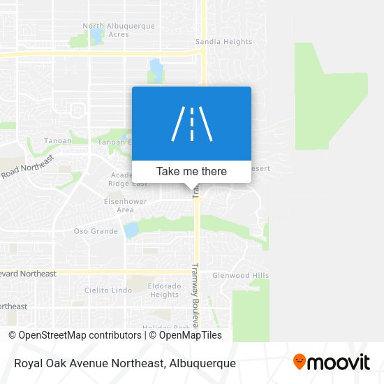 Mapa de Royal Oak Avenue Northeast