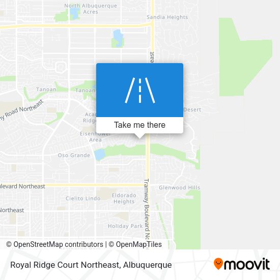 Mapa de Royal Ridge Court Northeast