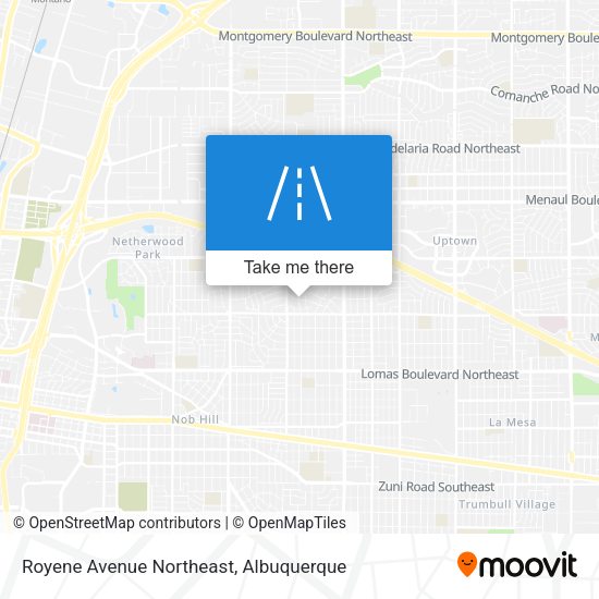 Royene Avenue Northeast map