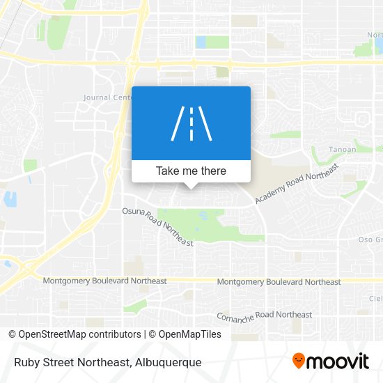 Ruby Street Northeast map
