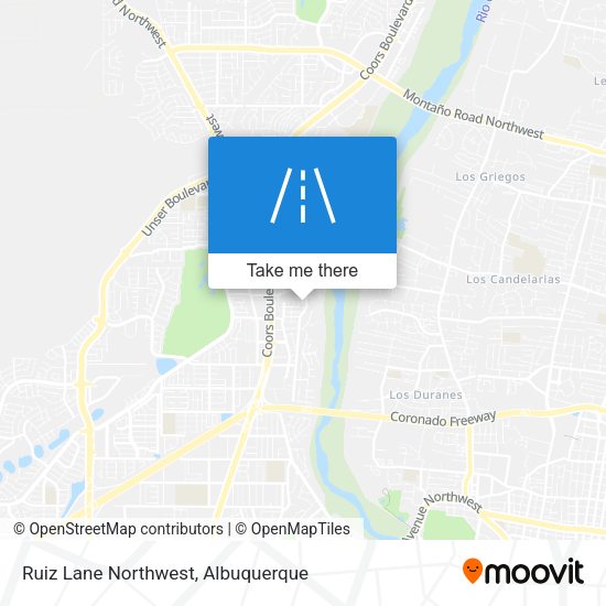 Ruiz Lane Northwest map