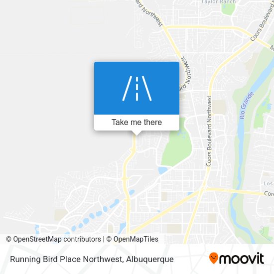 Running Bird Place Northwest map