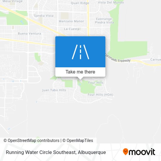 Running Water Circle Southeast map