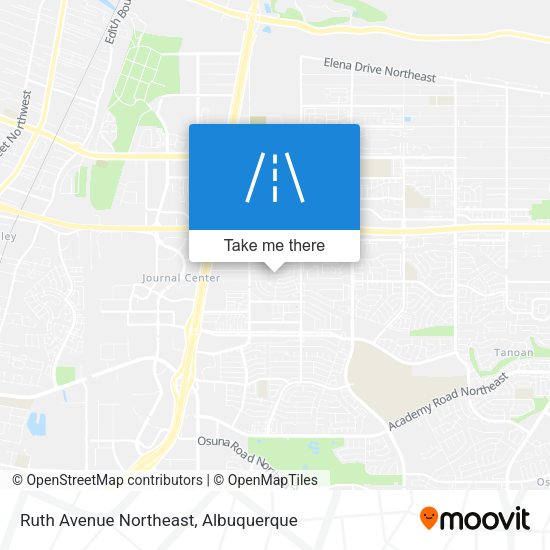 Ruth Avenue Northeast map