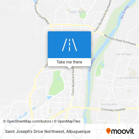 Saint Joseph's Drive Northwest map
