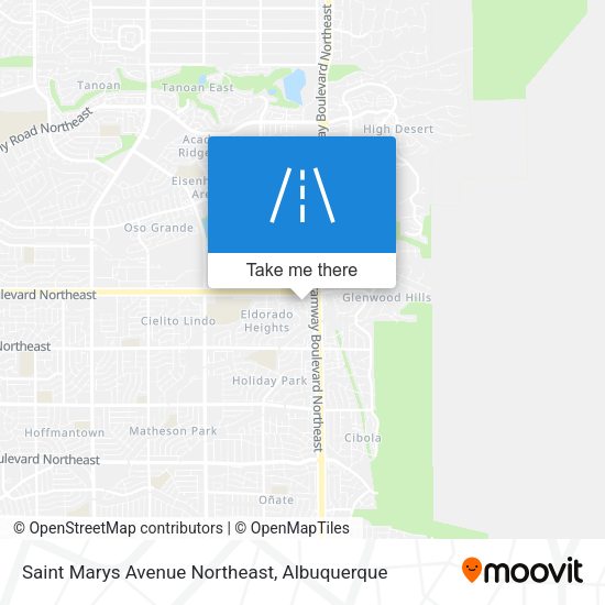 Saint Marys Avenue Northeast map