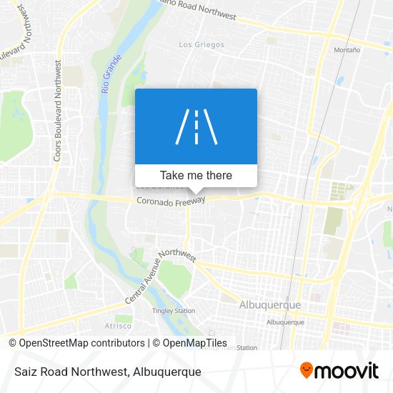 Saiz Road Northwest map