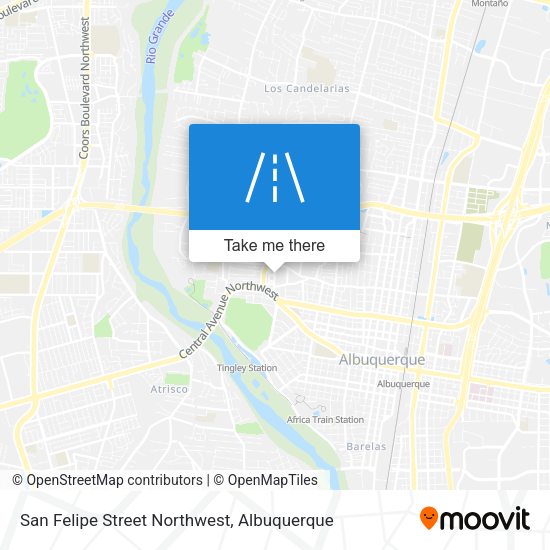 San Felipe Street Northwest map