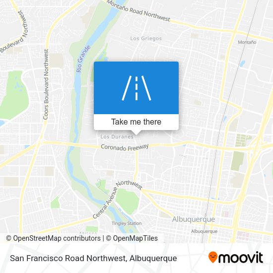 Mapa de San Francisco Road Northwest