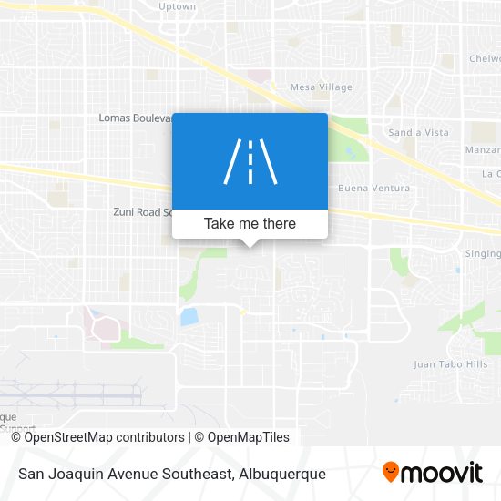 Mapa de San Joaquin Avenue Southeast