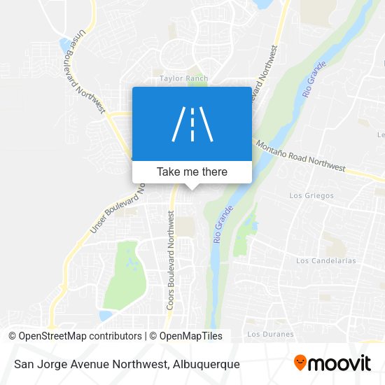 Mapa de San Jorge Avenue Northwest