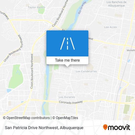 San Patricia Drive Northwest map