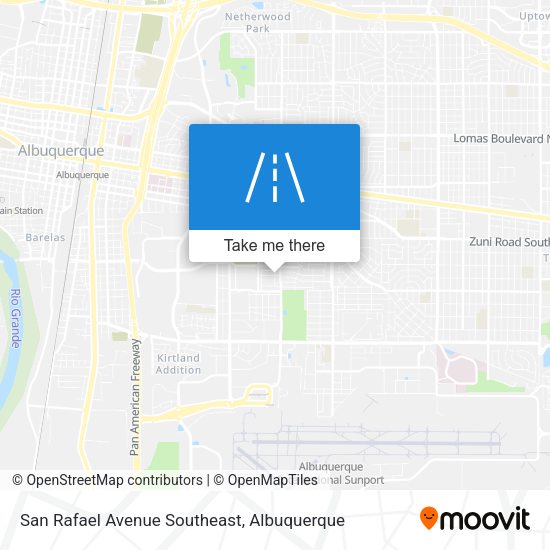 Mapa de San Rafael Avenue Southeast