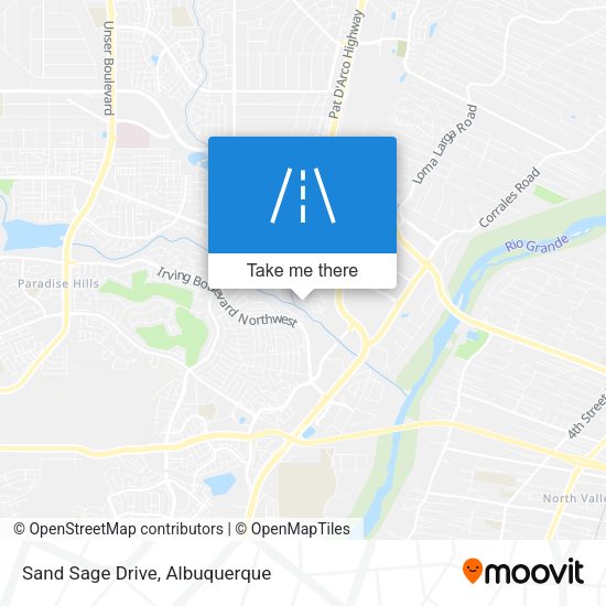 Sand Sage Drive map