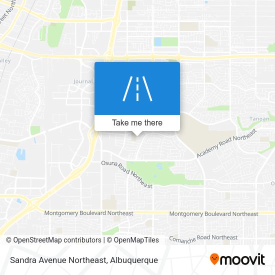 Mapa de Sandra Avenue Northeast