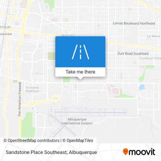 Mapa de Sandstone Place Southeast