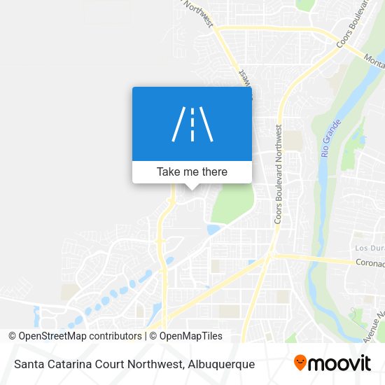 Santa Catarina Court Northwest map