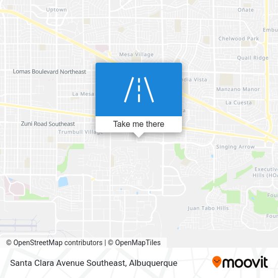 Mapa de Santa Clara Avenue Southeast