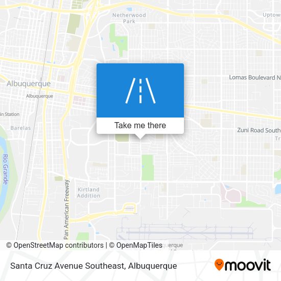 Santa Cruz Avenue Southeast map