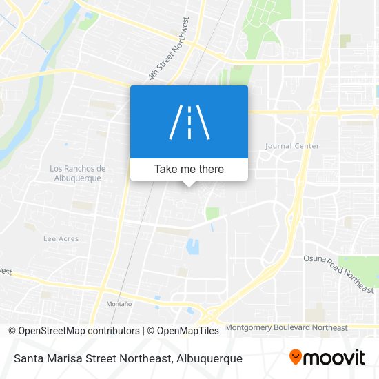 Mapa de Santa Marisa Street Northeast