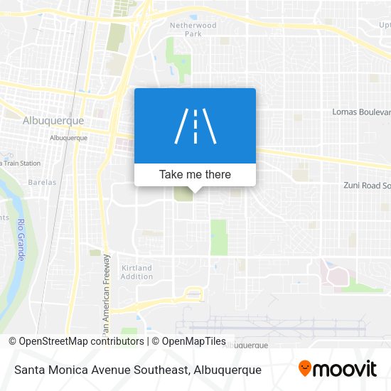 Santa Monica Avenue Southeast map