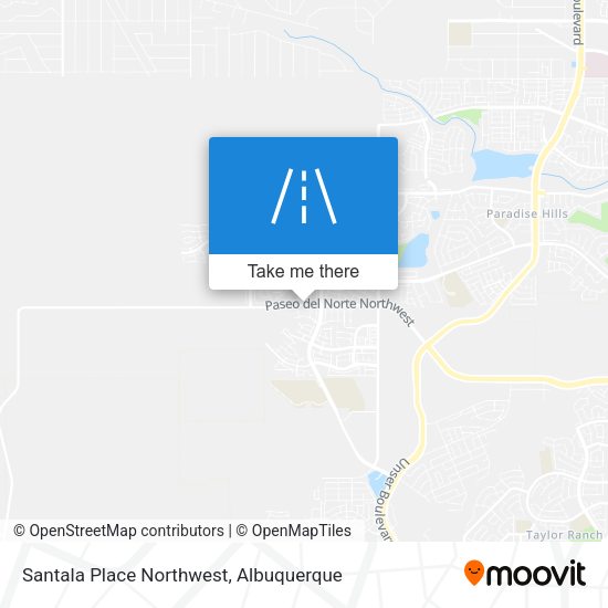 Mapa de Santala Place Northwest