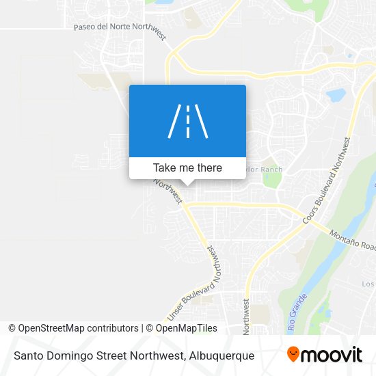 Mapa de Santo Domingo Street Northwest