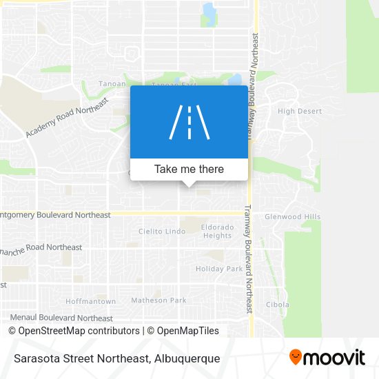 Mapa de Sarasota Street Northeast